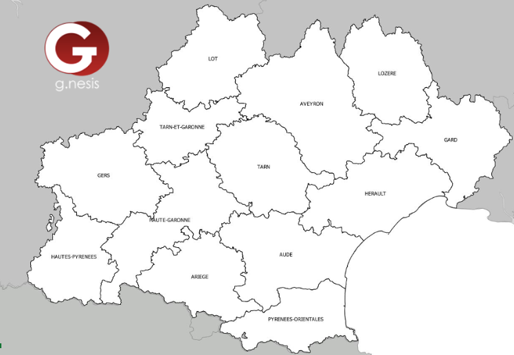 Carte Occitanie